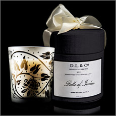 D. L. & Company Art Nouveau Belle of India Candle