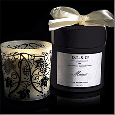 D. L. & Company Art Nouveau Muscat Candle